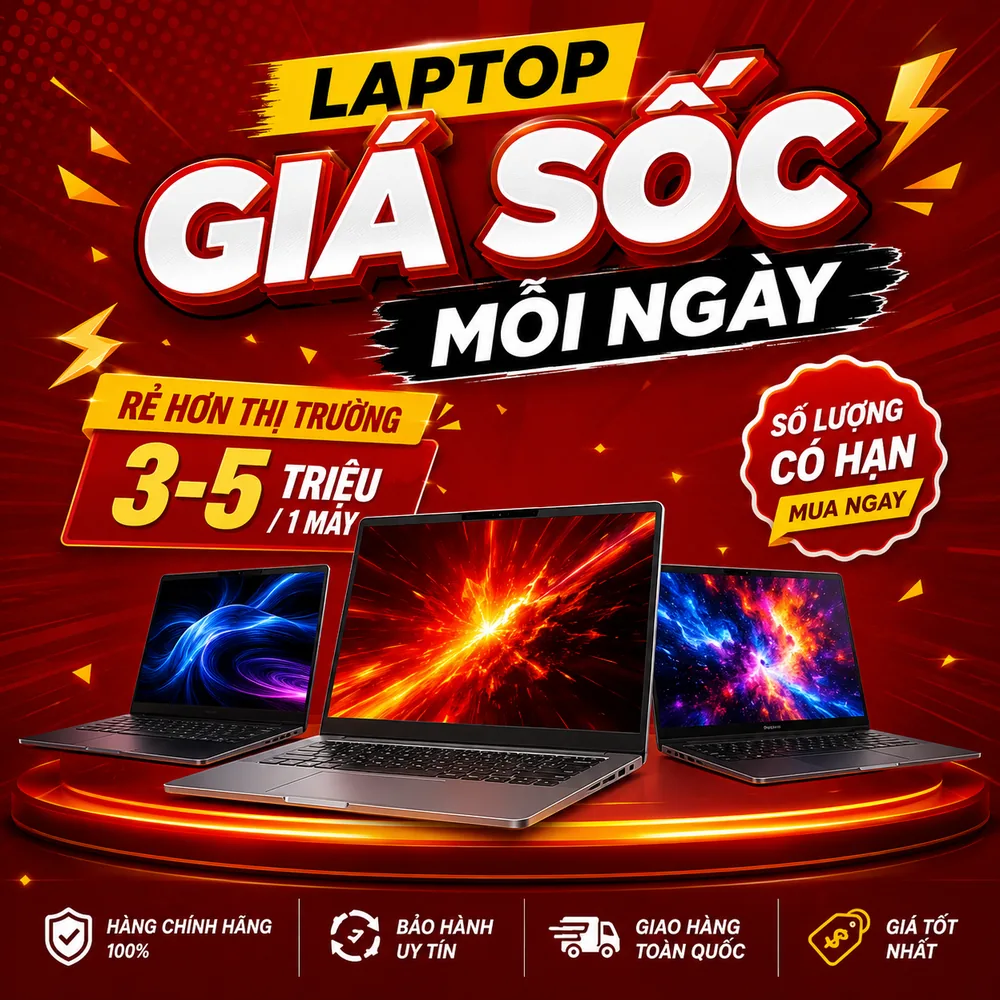 Laptop giá sốc mỗi ngày mua bán laptop cũ mới chính hãng giá rẻ